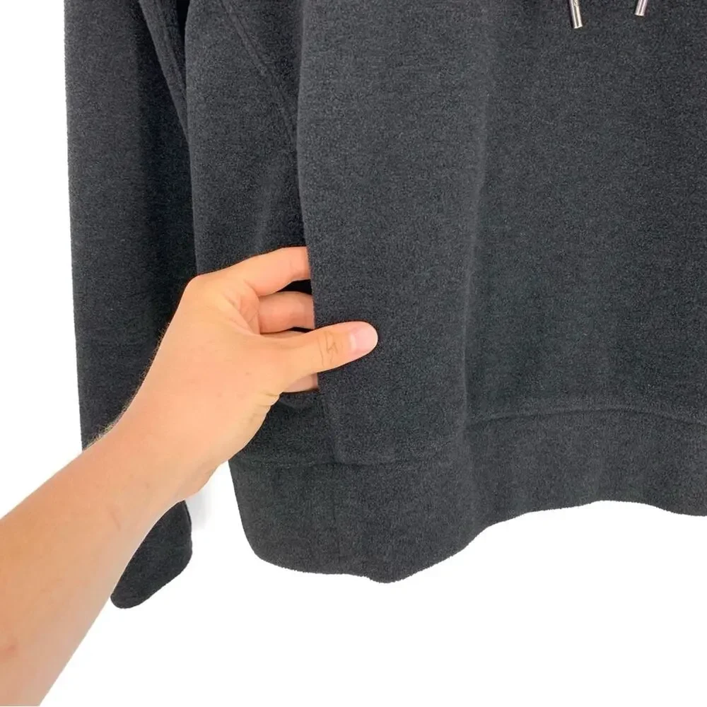 LULULEMON Go Forward Fleece Pullover Charcoal Grey 6